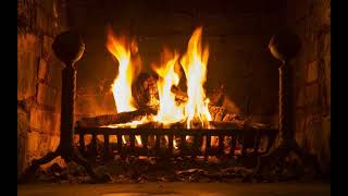 1 HOUR Peaceful Warm Relaxing Fireplace Sound