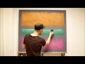 Color field painting.  Paint your Rothko. Online course. Die Farbfeldmalerei, male dein Rothko