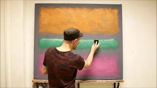 Color field painting.  Paint your Rothko. Online course. Die Farbfeldmalerei, male dein Rothko