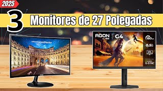 TOP 3 MELHORES Monitores de 27 POLEGADAS CUSTO BENEFÍCIO em 2025 [Guia Completo]