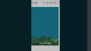 Aesthetic painting with tree and cloud #art #artvideo #digitalart #tutorial #ibispaintx