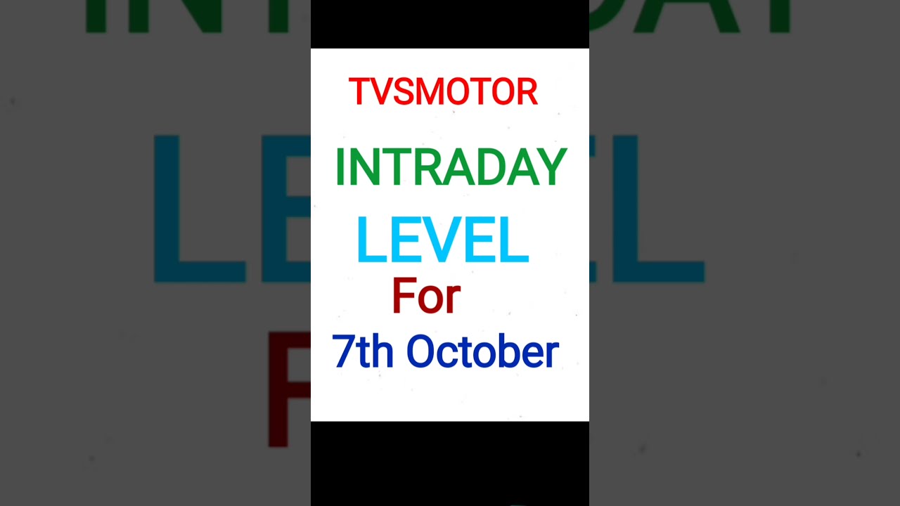 intraday stock for tomorrow //tvsmotor share price next target //intraday trading stock 