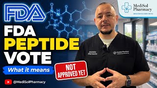 FDA peptide vote explained 2026