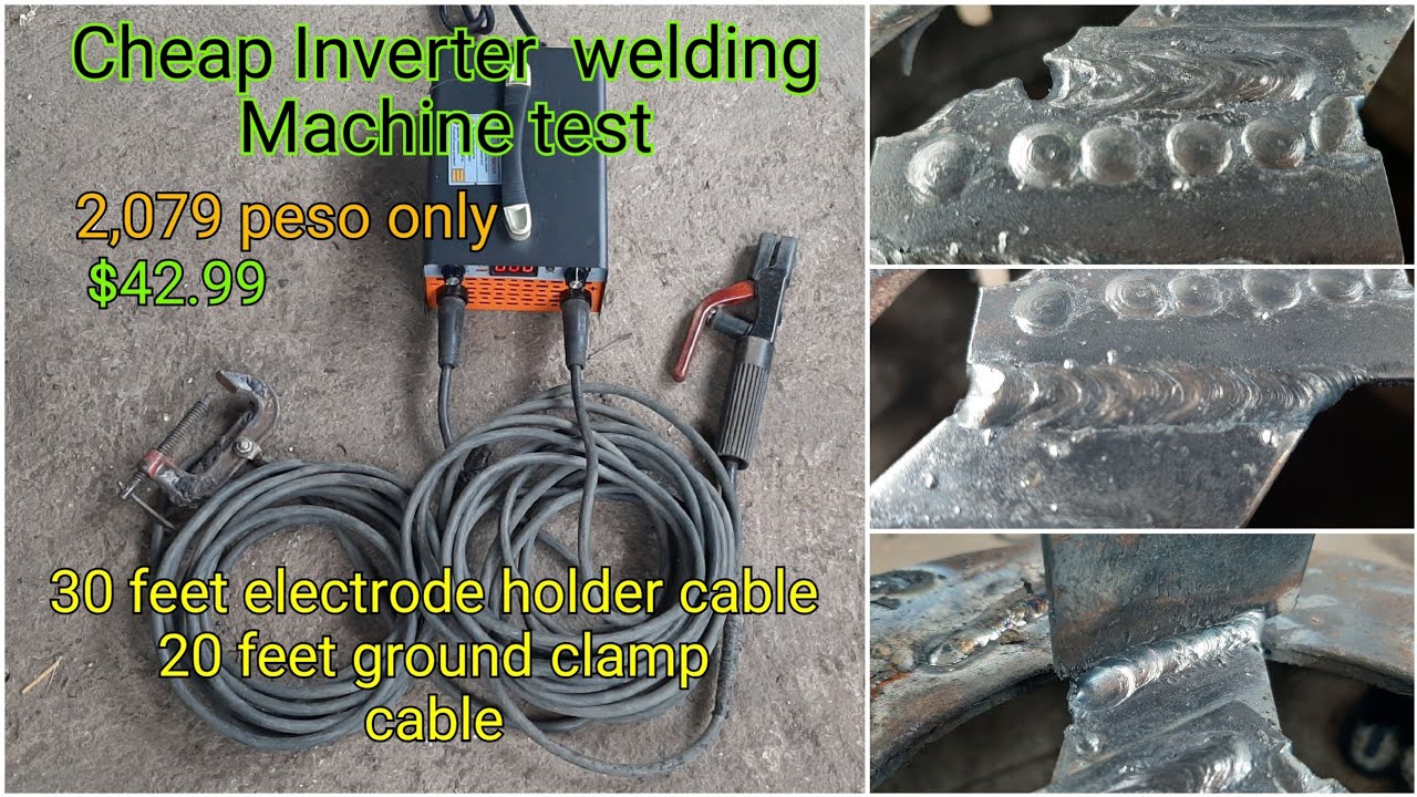 (Mitsushi) Cheap Inverter Welding Machine test