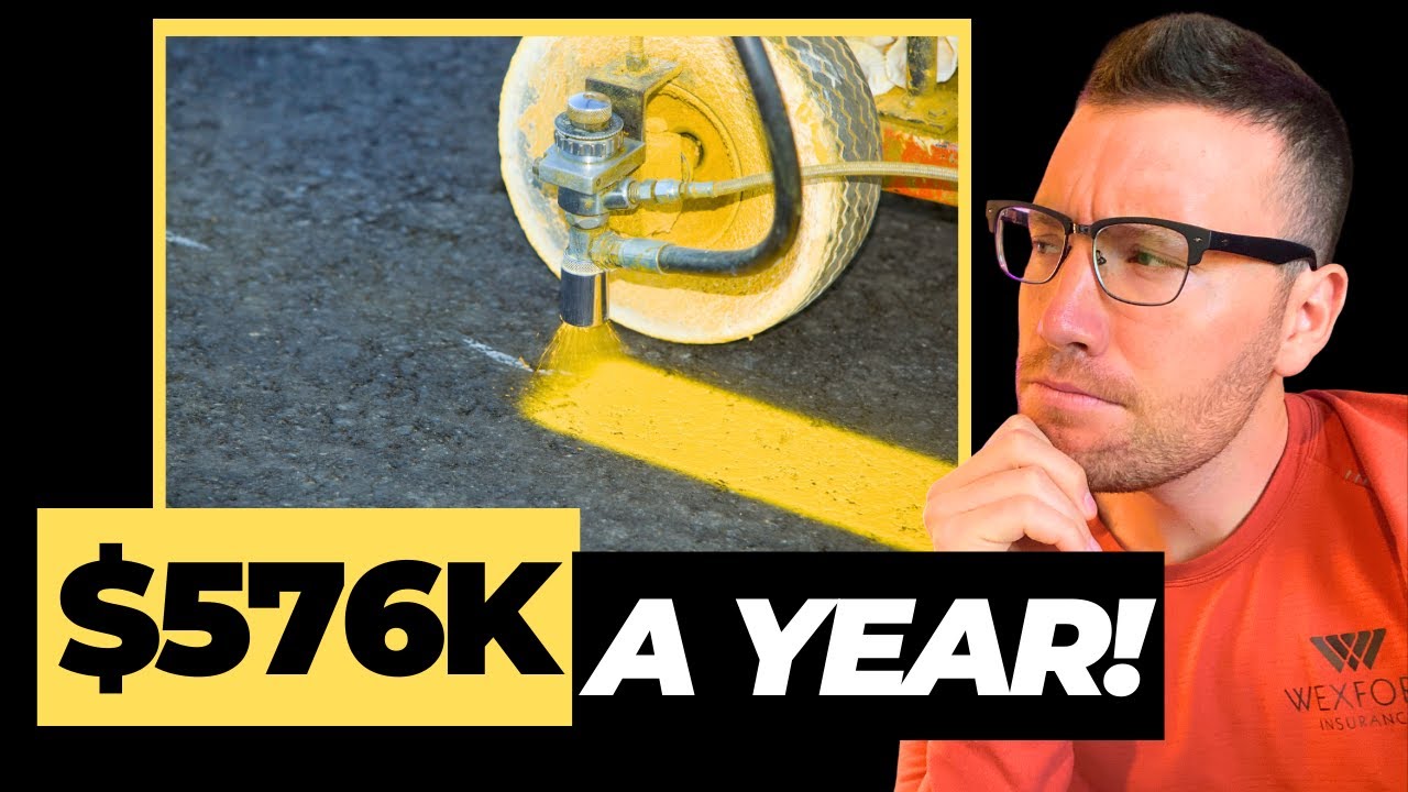 How to Start a Parking Lot Striping Business (576K/year) YouTube