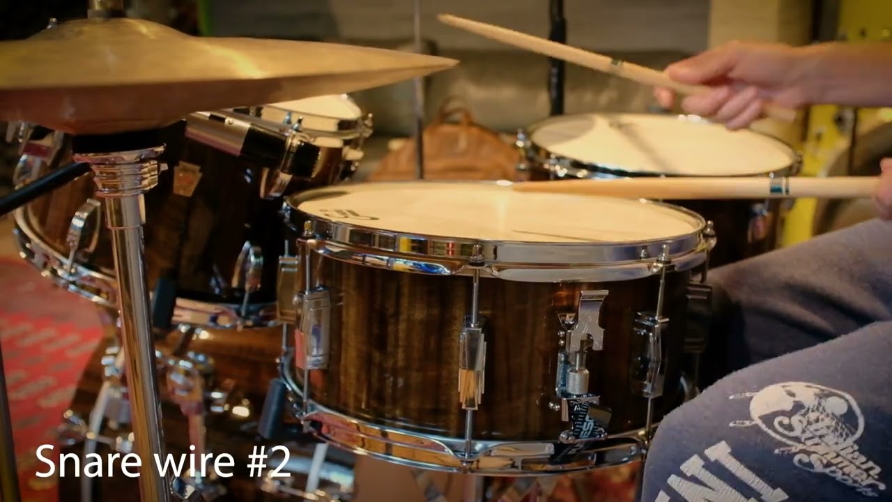 CAN YOU HEAR A Difference !?? Snare WIRE shoot out