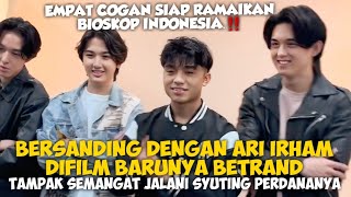 BERSANDING DENGAN ARI IRHAM DISINETRON BARUNYA BETRAND TAMPAK SEMANGAT JALANI SYUTING PERDANANYA