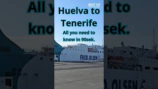 Huelva-Tenerife - Motorhome ferryguide