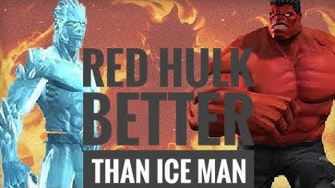 Ice Man or RED HULK for Mephisto