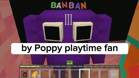 Garten of Banban 3 map [ by Poppy playtime fan ] Captain Fiddels Minecraft