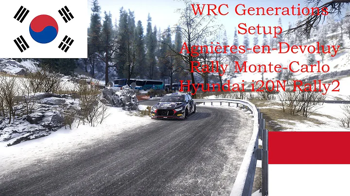 [#4k] WRC Generations / Setup  / Hyundai i20N Rally2 / Agnières-en-Devoluy, Rally Monte Carlo