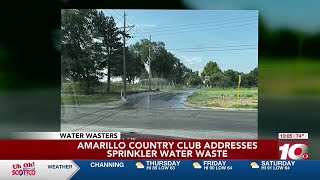 Water Wasters Wednesday: Amarillo Country Club addresses sprinkler water waste