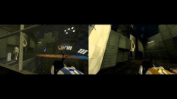 Portal 2 - PC Split Screen CO-OP on Multi Monitor