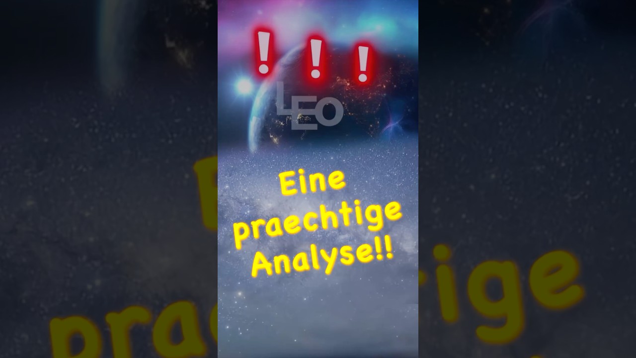 Eine praechtige Analyse!!.. ..