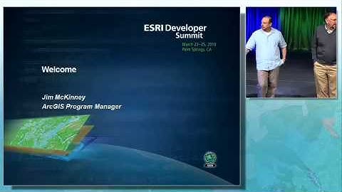 ESRI DevSummit 2010 Plenary Videos - Opening Part 1 of 2