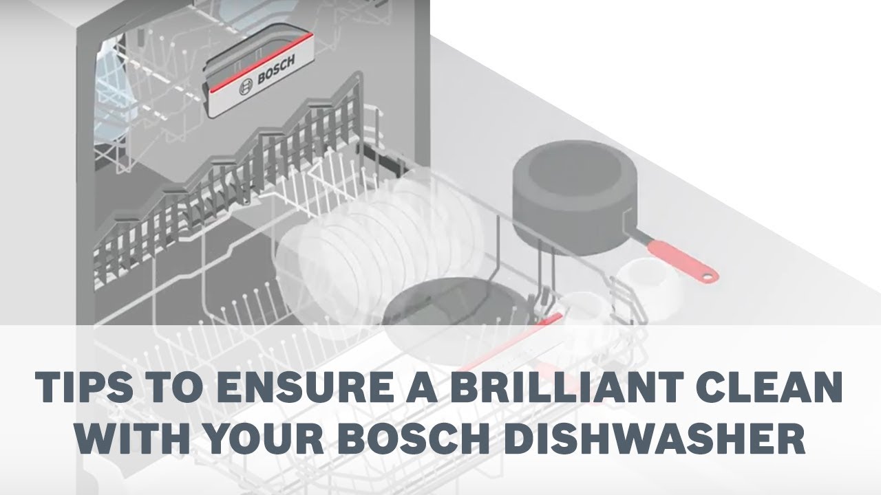 How to ensure a brilliant clean with your Bosch Dishwasher YouTube