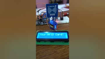 Controlling a servo motor with Arduino using the MFRC522 RFID reader!  #arduino #mfrc522rfidreader