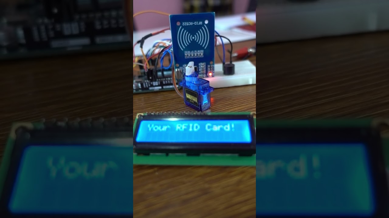 Controlling a servo motor with Arduino using the MFRC522 RFID reader!  #arduino #mfrc522rfidreader