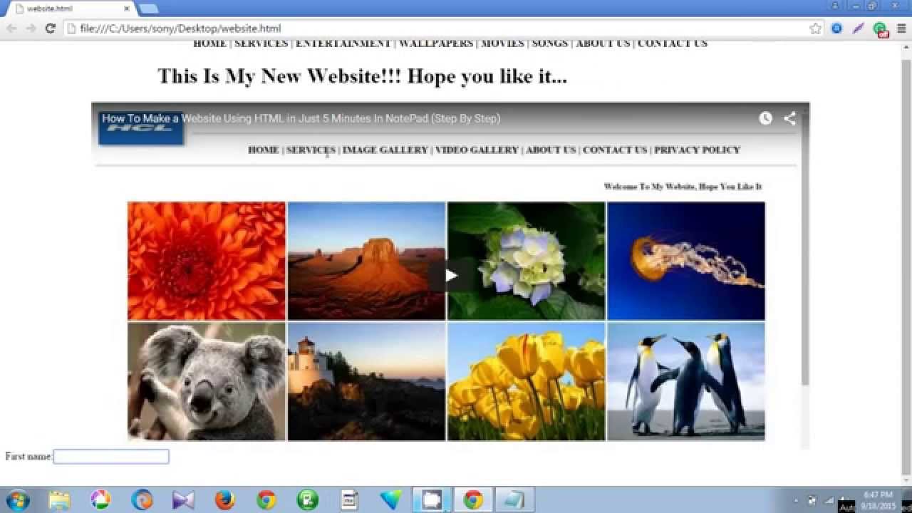 How to Create a Website Using HTML in Just 9 Minutes