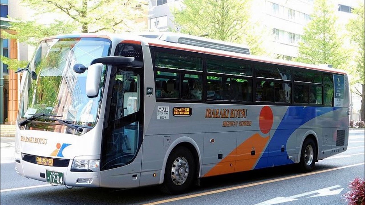 エアロエースのフル加速(高回転)　QTG-MS96VP  バス走行音