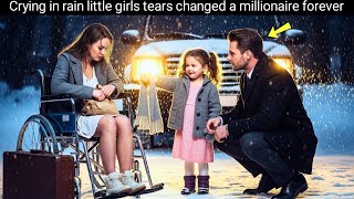 Come with me…—The Millionaire Single Dad Found a Disabled Girl Crying in the Rain & Took Her Home…