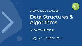 Data Structures & Algorithms | C++, JAVA, Python | 7 Days Bootcamp (Day 6) | Experience Tathastu
