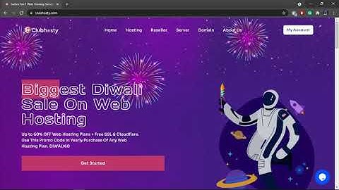 Get 1 year Web Hosting at starting price Of 240 from ClubHosty