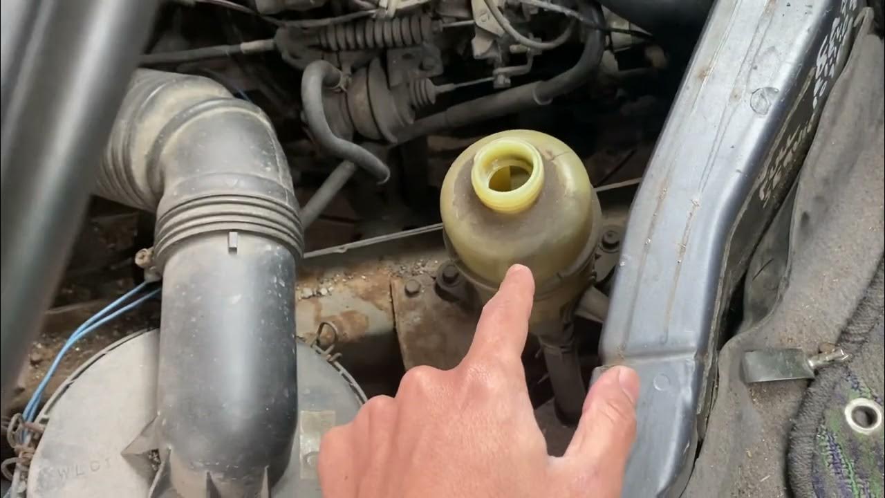 Mazda bongo, power, steering fluid location - YouTube
