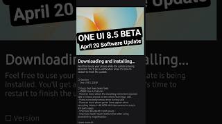 NEW S25 Ultra One UI 8.5 Beta Software Update Now Available! #s25ultra
NEW S25 Ultra One UI 8.5 Beta Software Update Now Available! #s25ultra NEW S25 Ultra One UI 8.5 Beta Software Update Now Available! #s25ultra