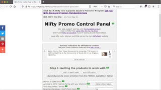 Learn how to get the products you want into the Nifty Product Stager