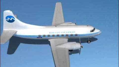 Dreamscape Martin 404 Marco Island Airways 3D model from CGTrader.com