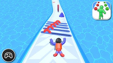 Rope Man Run - Gameplay Walkthrough Part 86 - Racing Game Levels To Play (iOS, Android)