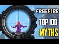 Top 100 myths in freefire battleground compilation 2021 i ultimate guide to become a pro