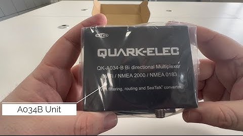 Unboxing the Quark-elec A034B Bi-directional WiFi to NMEA 2000 Gateway Multiplexer with NMEA 0183