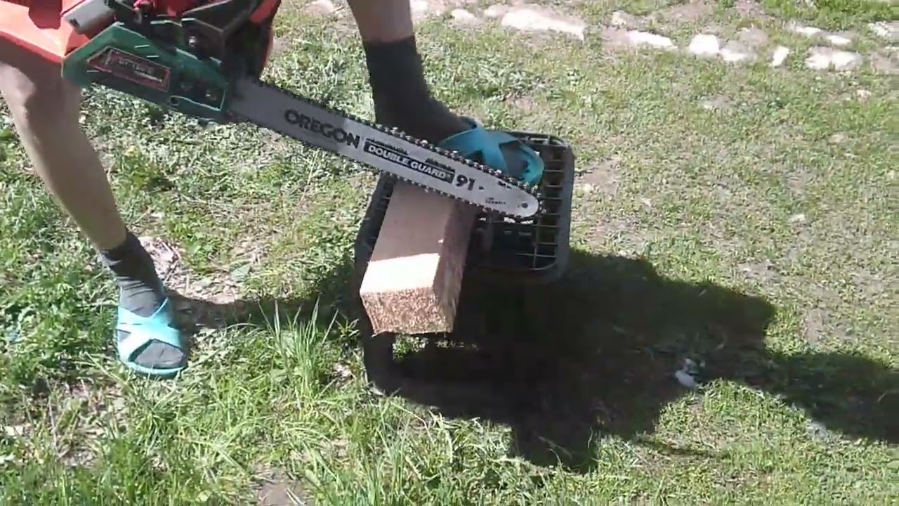 Бензопила Калибр - YouTube