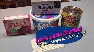 Old Time Jello Salad Recipe