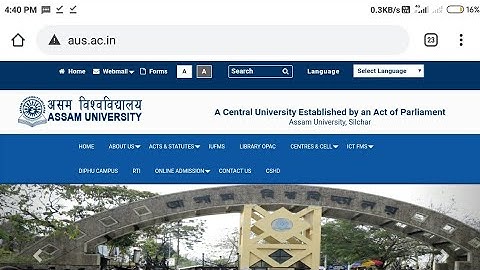How to check Assam University Silchar subjects allocation status?