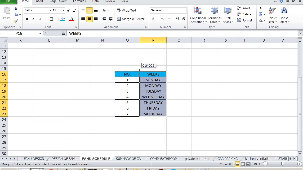 EXCHANGE COLUMNS IN EXCEL - YouTube