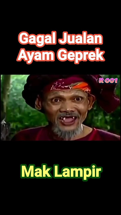 Mak Lampir Gagal Jualan Ayam Geprek#Shorts