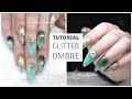 TUTORIAL | HOW TO GLITTER OMBRE | STILETTO GEL NAILS