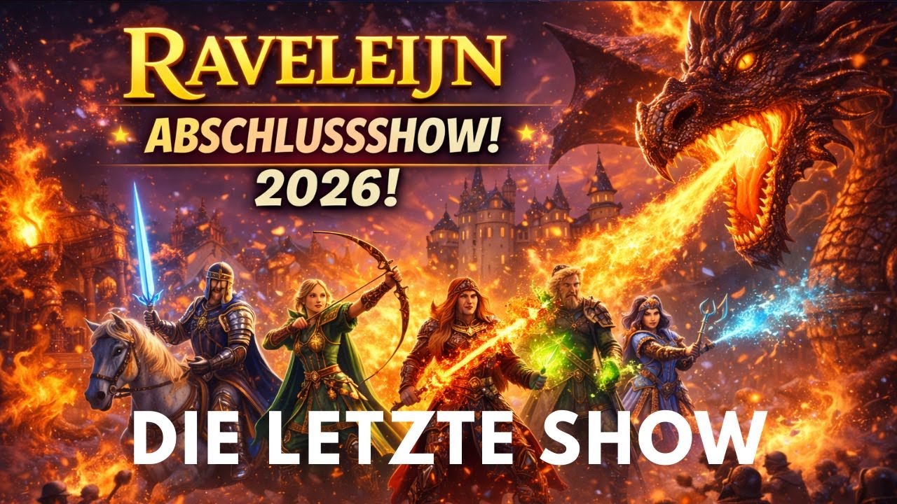 Die allerletzte Vorführung der Show Raveleijn in Efteling 2026 Abschlussshow am 04.01.2026 FULL SHOW