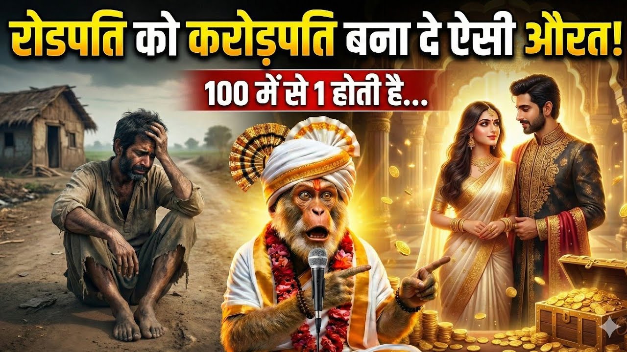 औरत घर बनाती भी है और बिगाड़ती भी है | Power of Women & Money | Monkey Baba