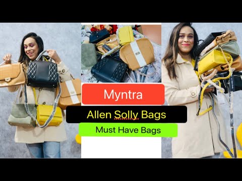 Myntra Branded Bags Haul ||| Allen Solly Bags || - YouTube