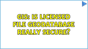 GIS: Is licensed file geodatabase really secure? (2 Solutions!!)