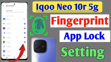 Iqoo neo 10r 5g me fingerprint app lock / Iqoo neo 10r 5g me app lock kaise kare /apps lock setting