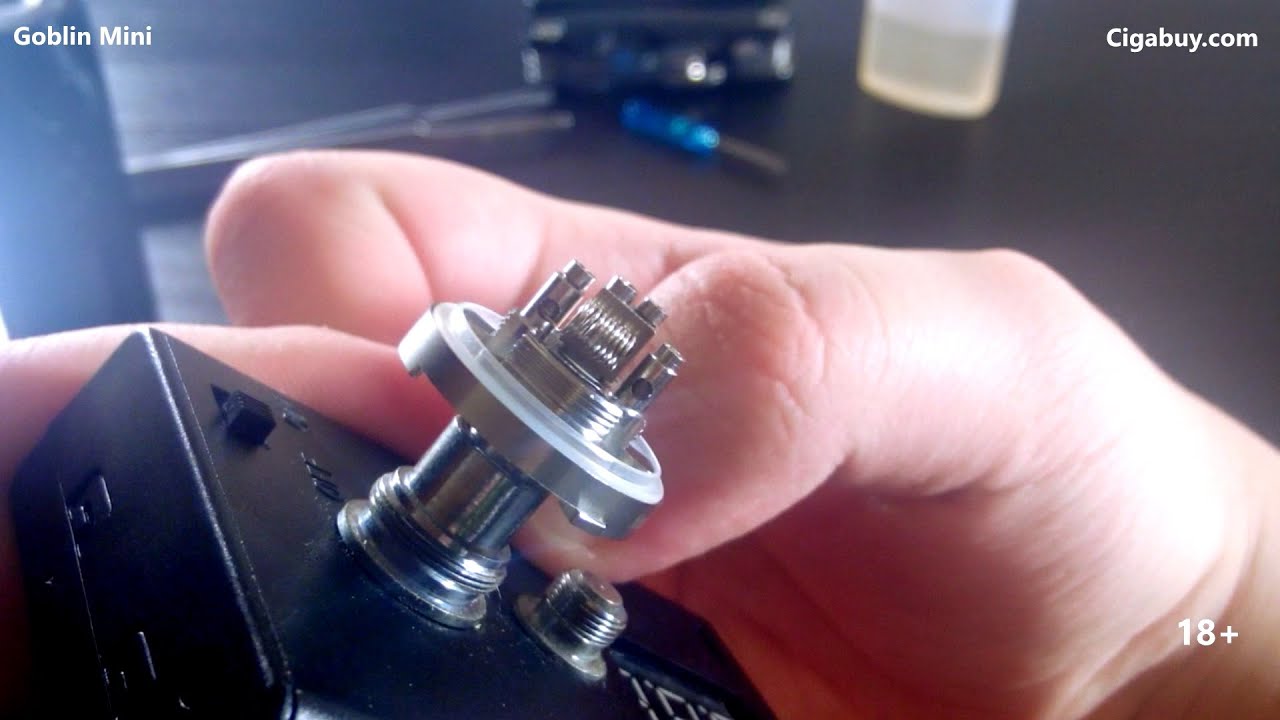 Goblin Mini. Укладка ваты,намотка спирали на никеле (cigabuy.com)
