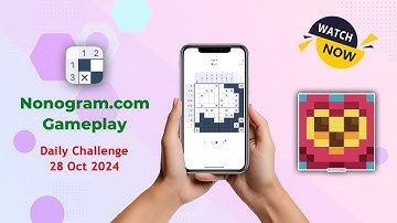Nonogram.com Logic Puzzle Game | Daily Challenge 28 Oct 2024 #gameplay #boxofchocolates