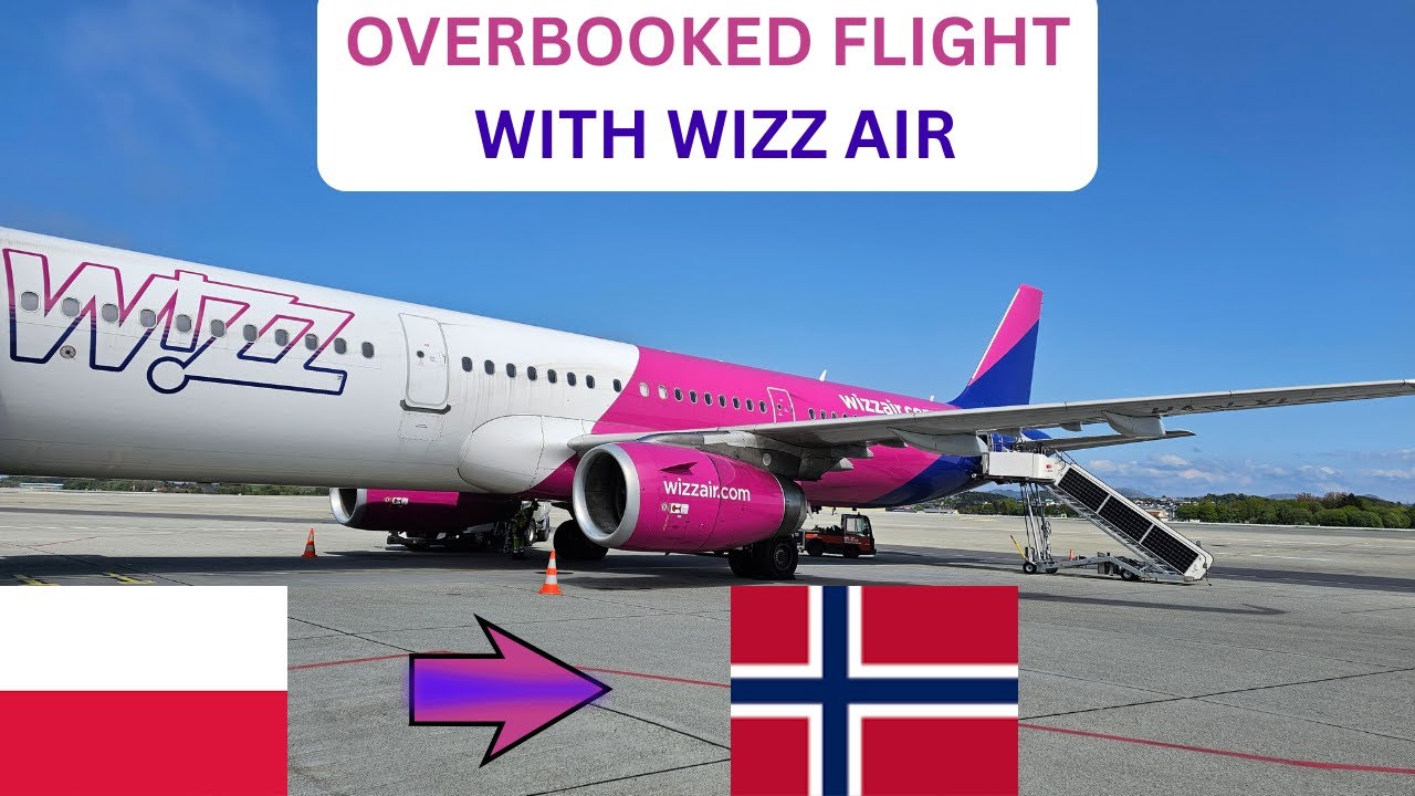 TRIP REPORT | OVERBOOKED FLIGHT ON WIZZ AIR + BUSINESS LOUNGE | KRAKOW TO STAVANGER ON AIRBUS A321.