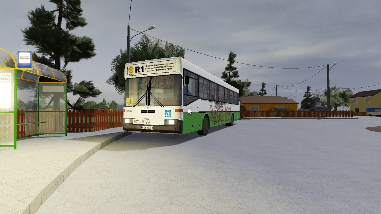 ROBLOX: Przejazd Mercedes O405 #004 | Linia R1 | ZKP Owczary | PKS Owczary 🎶ZF🎶