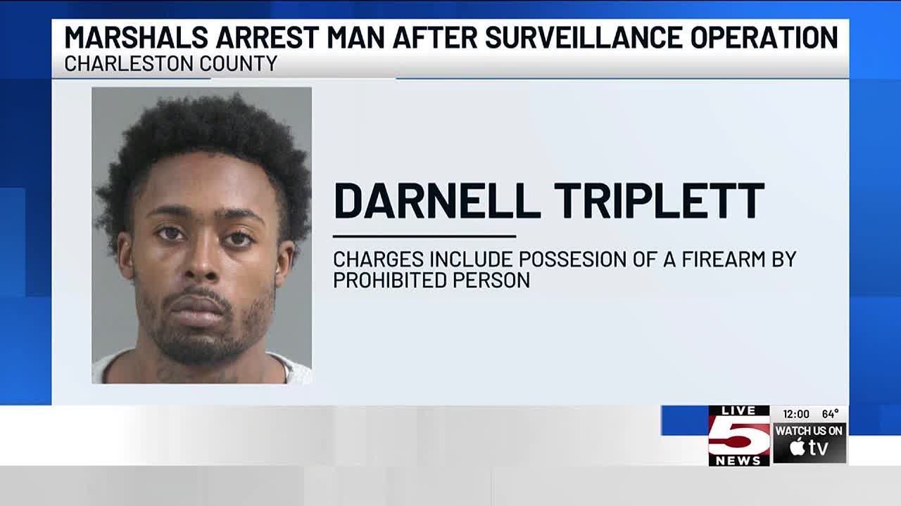 VIDEO: U.S. Marshals arrest man on gun charges in Charleston County ...